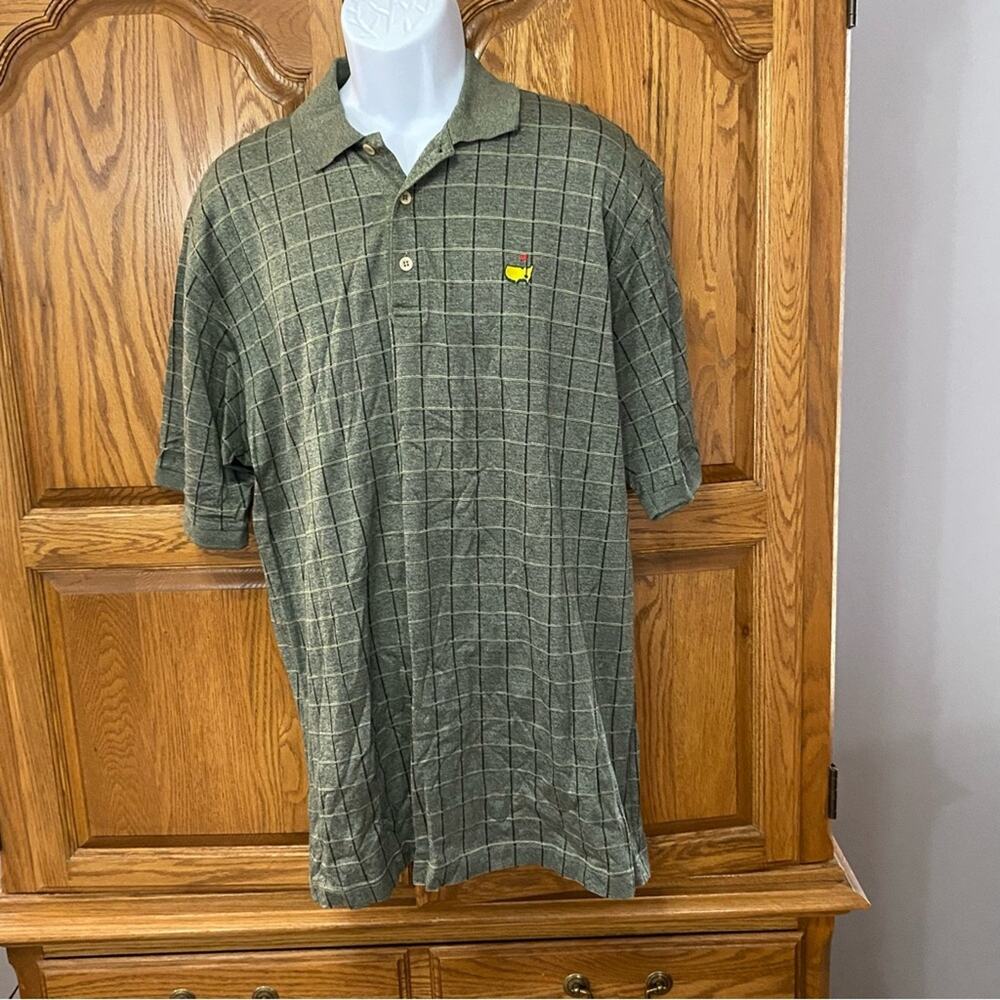Clubhouse Collection Master's Augusta National Golfing Polo Cotton Green Men's L - Picture 5 of 14